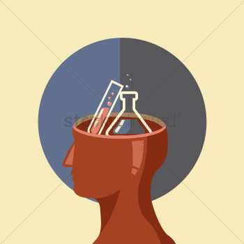 Open mind with laboratory equipments Open mind with laboratory equipments