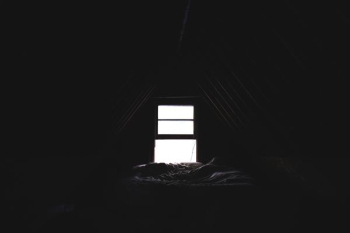 open window in attic open window in attic