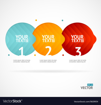 Option banner infographic concept empty vector image Option banner infographic concept empty vector image