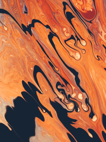 Orange Abstract Painting Orange Abstract Painting