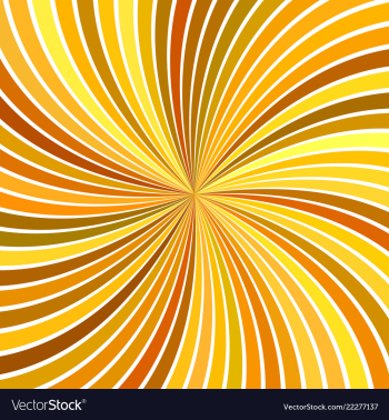 Orange abstract psychedelic swirl stripe vector image Orange abstract psychedelic swirl stripe vector image
