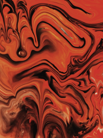 Orange and Black Abstract Illustration Orange and Black Abstract Illustration