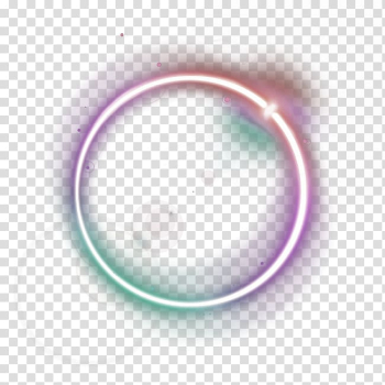 Orange and purple light, Circle, Purple Fresh Circle Light Effect Element transparent background PNG clipart