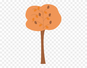 Orange Autumn Tree Clip Art - Tree Orange Autumn Tree Clip Art - Tree