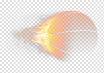 Orange basketball with fire , Light Basketball Flame, Basketball flame speed transparent background PNG clipart