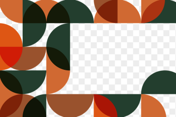 Orange Bauhaus png border frame, | Free PNG - rawpixel