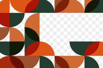 Orange Bauhaus png border frame, | Free PNG - rawpixel