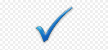 Orange Check Mark Transparent Background Blue Checkmark - Check Mark Icon Blue