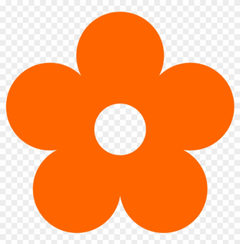 Orange Colour Flower Clipart Orange Colour Flower Clipart