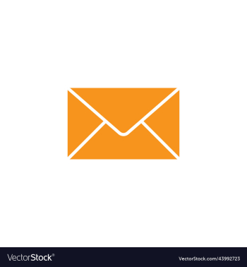 orange email abstract solid icon orange email abstract solid icon