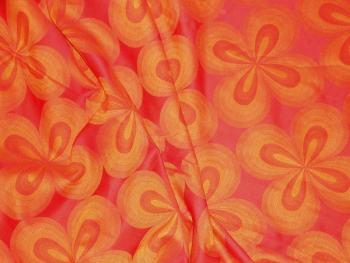 Orange flower cloth texture. Free | Free Photo - rawpixel