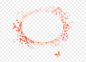 Orange Fram Png - Pink Frame Transparent