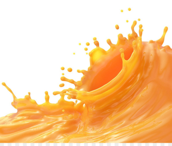 Orange juice Liquid - Orange juice juice splash effect element 