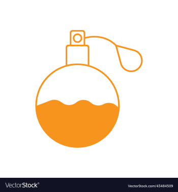orange perfume bottle icon orange perfume bottle icon