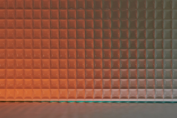 Orange product backdrop with patterned glass | Free stock photo | High Resolution image