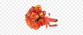 Orange Rose With Daisies Bouquet - Garden Roses Orange Rose With Daisies Bouquet - Garden Roses