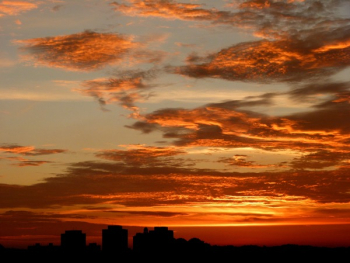 Orange Sky during Dawn Orange Sky during Dawn