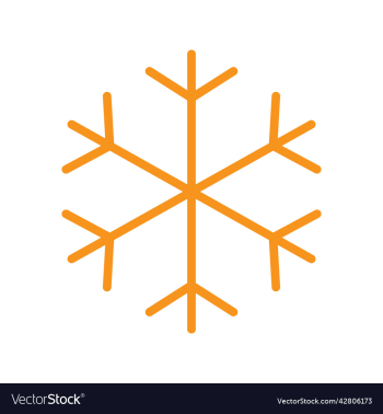 orange snowflake icon orange snowflake icon