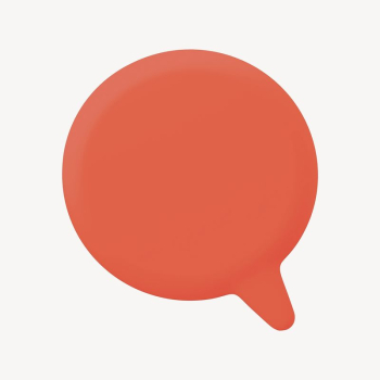 Orange speech bubble, 3D rendering | Free Photo - rawpixel Orange speech bubble, 3D rendering | Free Photo - rawpixel