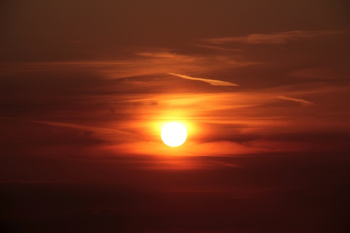 Orange Sun during Sunset Orange Sun during Sunset