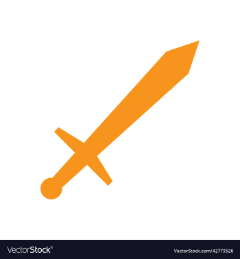 orange sword icon orange sword icon