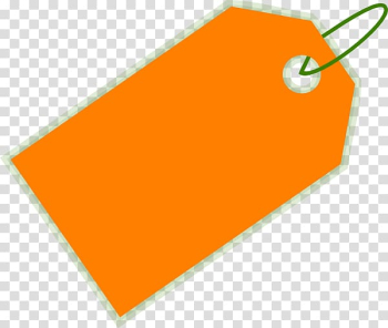 Orange tag , Sales Tag Garage sale , Blank Tag Pic transparent background PNG clipart