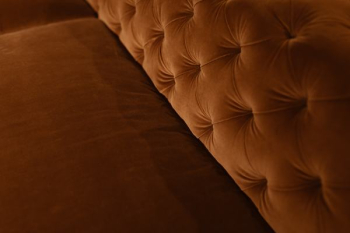 Orange velvet couch Orange velvet couch