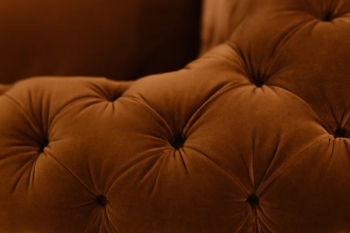 Orange velvet couch Orange velvet couch