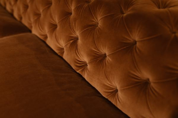 Orange velvet couch Orange velvet couch