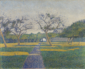Orchard at la louvière, 1890, | Free Photo - rawpixel Orchard at la louvière, 1890, | Free Photo - rawpixel
