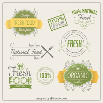 Organic food labels Organic food labels