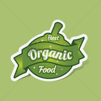 Organic food sticker Organic food sticker
