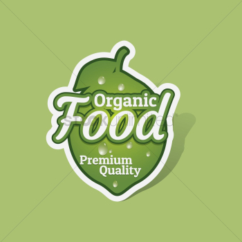 Organic food sticker Organic food sticker