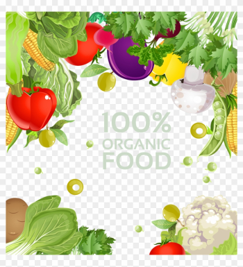 Organic Food Vegetarianism Diet Clip Art - Organic Food Vegetarianism Diet Clip Art