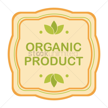 Organic product label Organic product label