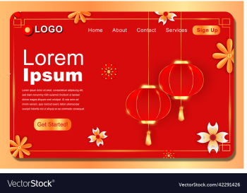 oriental chinese landing page template design oriental chinese landing page template design
