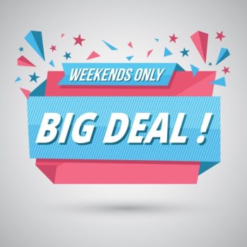 Origami banner for sales discounts Origami banner for sales discounts