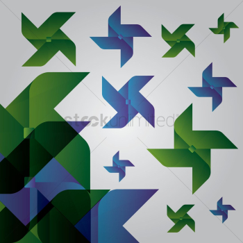 Origami fan pattern Origami fan pattern