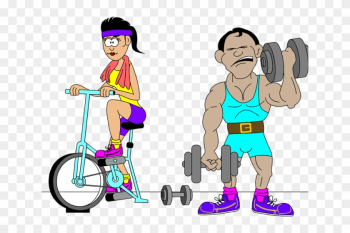 Original - People Exercising Clip Art