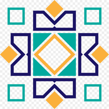 Ornament Art Islamic geometric patterns - The green box background of Eid UL Fitr 