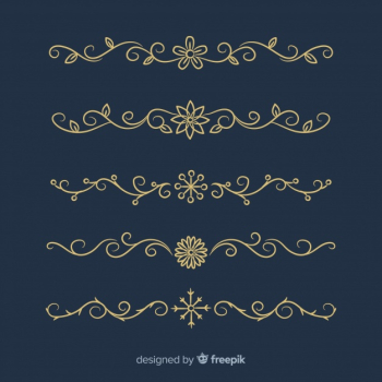 Ornament divider collection Ornament divider collection