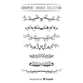 Ornament divider collection Ornament divider collection