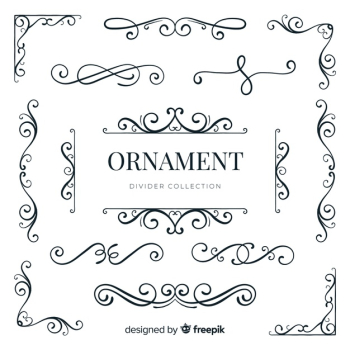 Ornament divider collection Ornament divider collection
