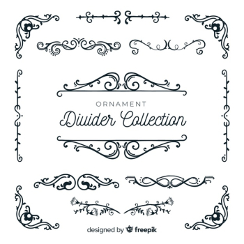 Ornament divider collection Ornament divider collection