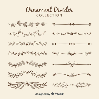 Ornament divider collection