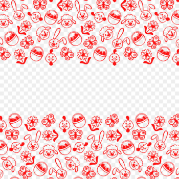 Ornament Easter Illustration - Easter egg border texture Ornament Easter Illustration - Easter egg border texture