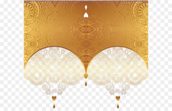 Ornament Gold Euclidean vector - Luxury gold card 