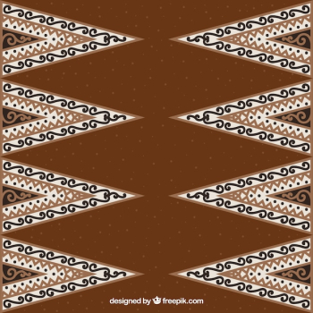 Ornamental background batik of triangles Ornamental background batik of triangles