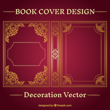 Ornamental book cover design