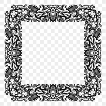 Ornamental border frame png sticker | Free PNG - rawpixel